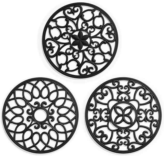 SMARTAKE 3 Set Silicone Trivet Mats by SMARTAKE
