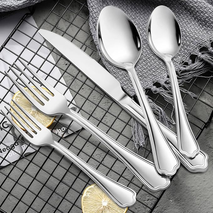 LIANYU 20-Piece Silverware Cutlery Set - Image 3