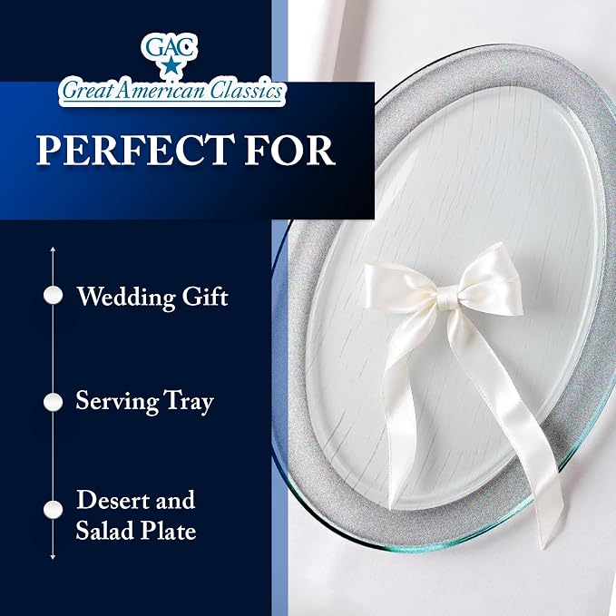Tempered Glass Oval Meat Serving Tray – Durable Food Platter - Image 6