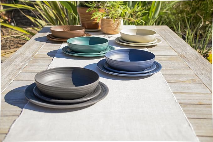 Matte Artisan 10.5'' Durable Planta Dinner Plates, Shatter-Resistant and - Image 7