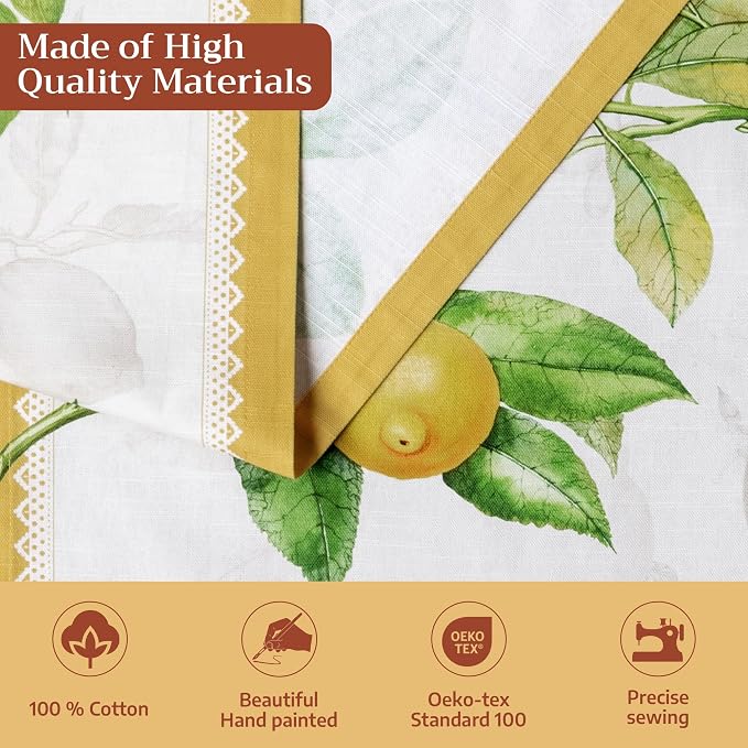 Maison d' Hermine Table Runner 100% Cotton 14.50" x 72" | Table Runners 72 - Image 3