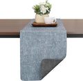 Table Runners 72 Inch Long, Dual-Sided Faux Leather Table Runner | Waterproof by Chitomars