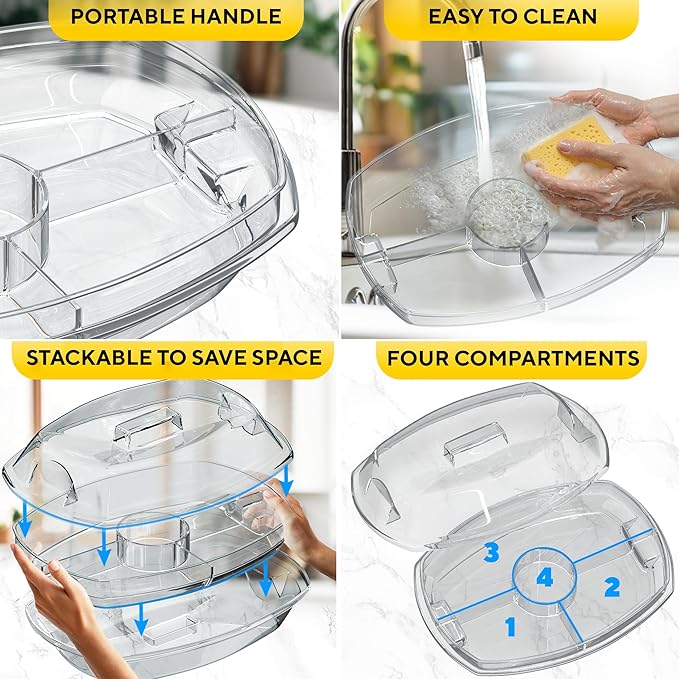 Premium Chilled Serving Tray for Parties - Image 4