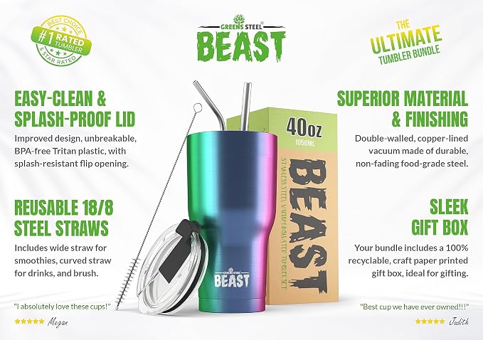 Beast 40 oz tumbler - Image 2