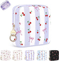 Period Bag for Teen Girls, Canvas Sanitary Napkin Storage Bag by PlaytotheExtreme