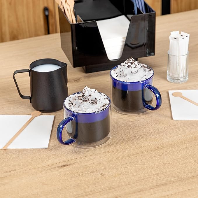 Restaurantware Coffee Cups 2 Pack of 11 oz Double Wall Glass Insulated Coffee - Image 8
