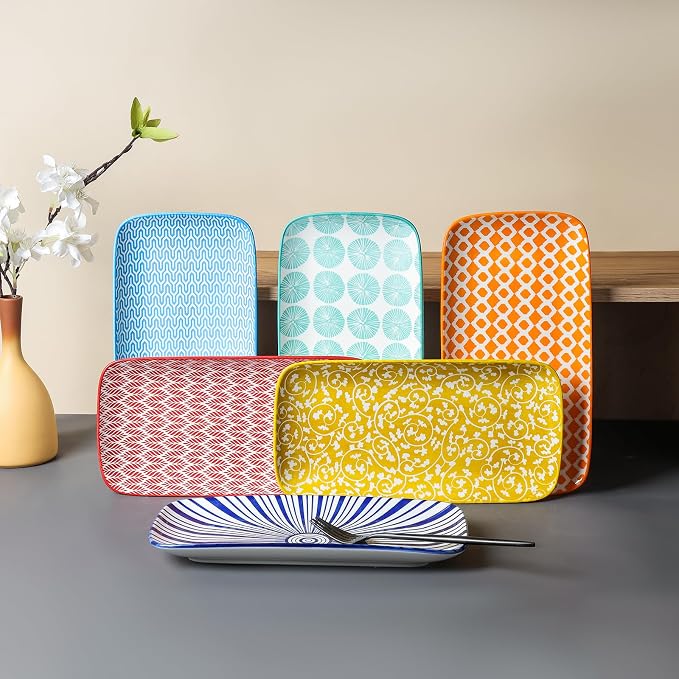 Selamica Ceramic Serving Platters, 12 Inch Serving Trays - Image 3