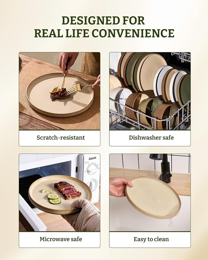 famiware Star 10/8 inches Dinner Plates Set - Image 8