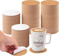 500 PCS 3.74 Inch Round Self-Adhesive Cork by Geytetqi