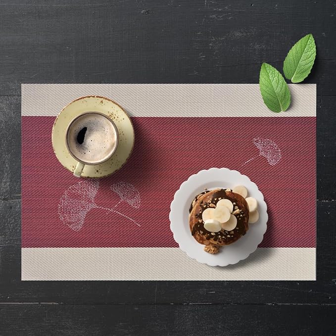 PIGCHCY Rustic Placemats Set of 6 - Image 6
