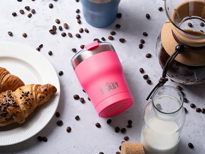 Beast 10 oz Tumbler Stainless Steel Vacuum Insulated Coffee Ice Cup Double Wall - Image 5