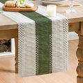 Artoid Mode Army Green Farmhouse Rustic Table Runner 12x60 Inch | Seasonal by ArtoidMode
