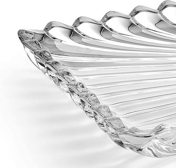 Mikasa Estate Crystal Glass Rectangular Serving Decorative Tray, 14.75 Inch - Image 2