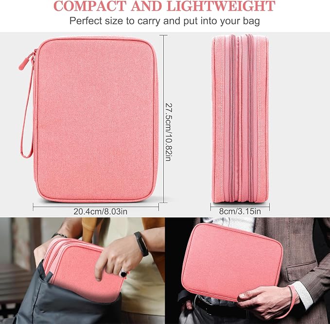 FYY Electronic Organizer, Travel Tech Pouch Bag, Extra Large, Waterproof - Image 2