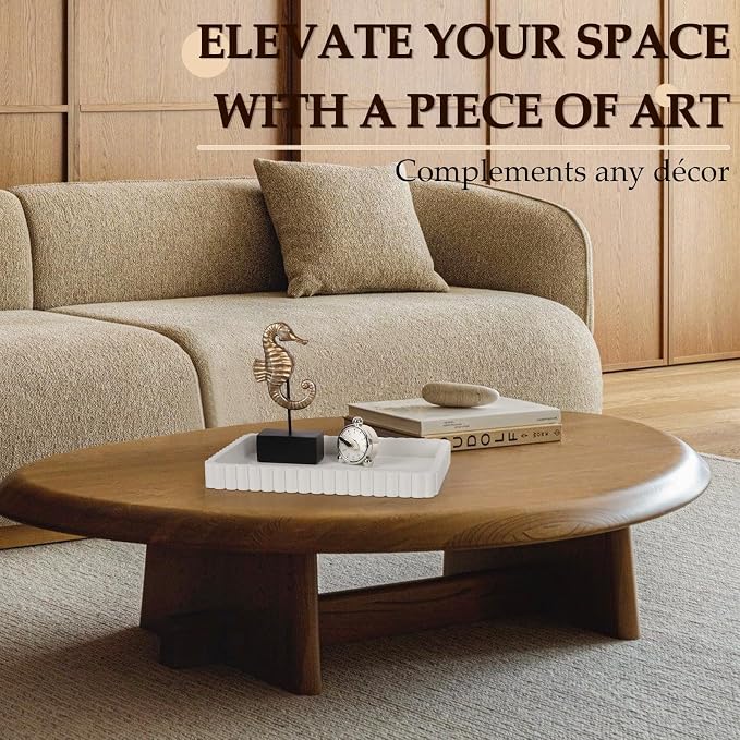 Rectangular Tray for Coffee Table Decor, Solid Concrete, Aesthetic Home Decor - Image 7