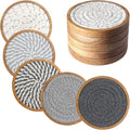 Eykao 5 Pack Coasters for Drinks Absorbent, 4.3 inches Cork Coasters for Coffee by Eykao