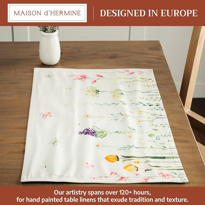 Maison d' Hermine Placemats Set of 4 Reusable 100% Cotton | Cloth Place Mats - Image 2