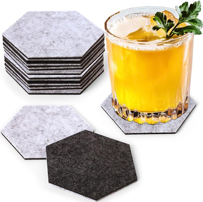 A&A Wonders Premium Felt Coasters by AAWONDERS