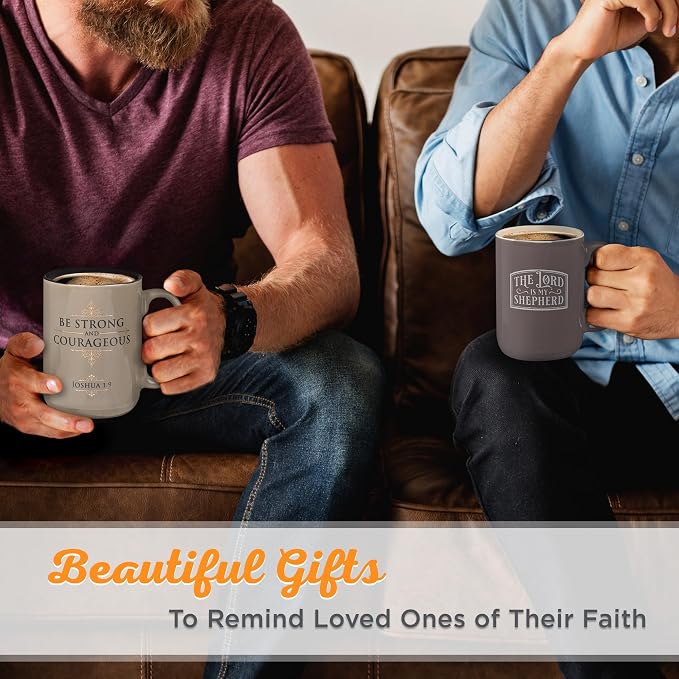 Christian Art Gifts Large Ceramic Coffee & Tea Scripture Mug - Image 6