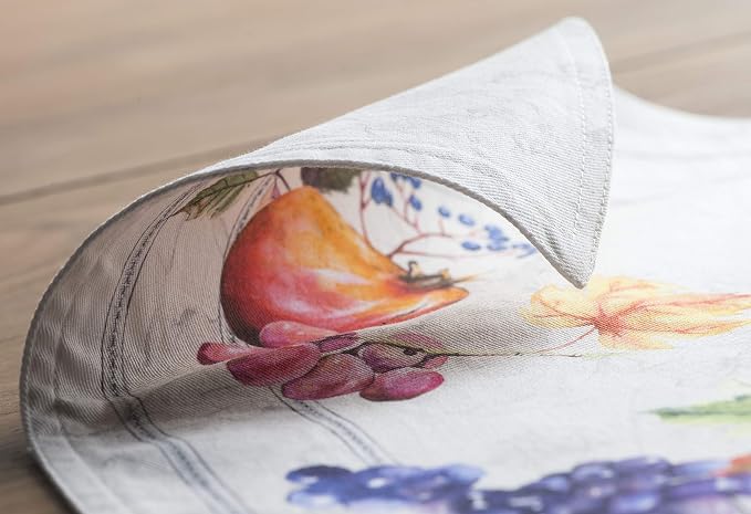 Maison d' Hermine Placemats Set of 4 Reusable 100% Cotton | Cloth Place Mats - Image 8