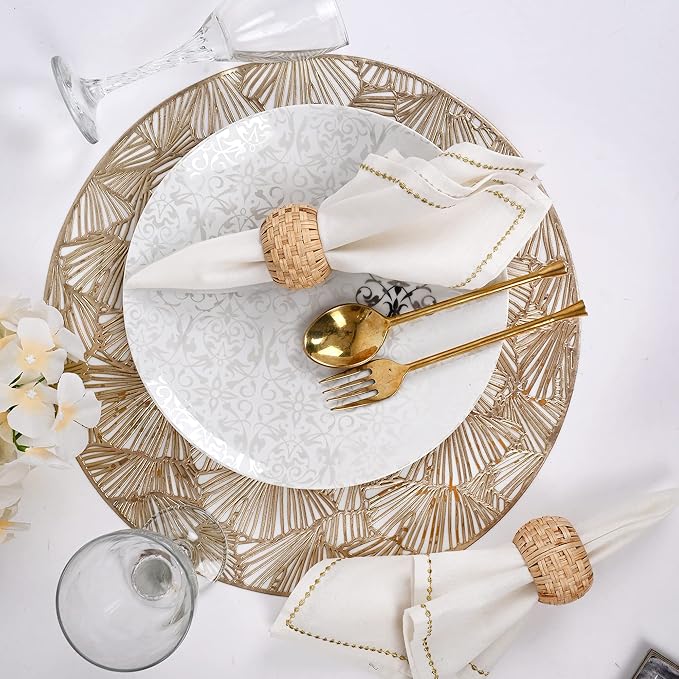 ALPHA Living HOME Farmhouse Napkin Rings - Image 7