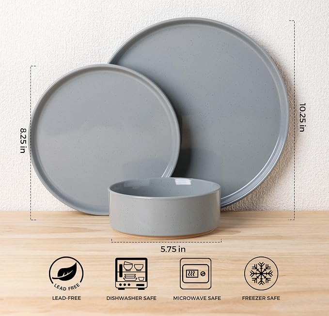 AmorArc Stoneware Dinnerware Sets - Image 3