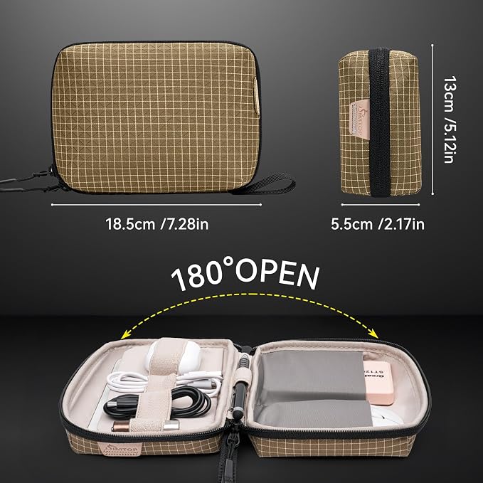 Electronics Organizer Cord Organizer Travel, Small Tech Bag - Image 2
