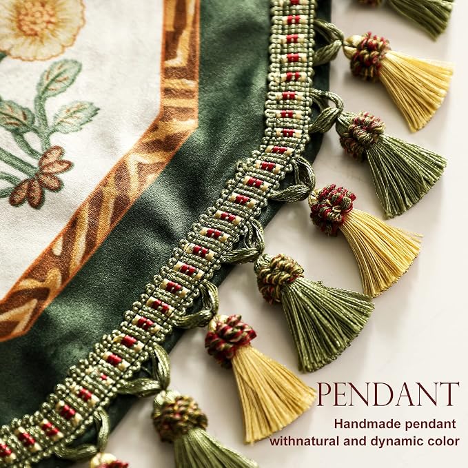 Patdrea Designer Elegant French Velvet Table Runner, Thanksgiving Dining Table - Image 4