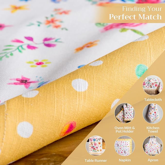 Maison d' Hermine Placemats Set of 4 Reusable 100% Cotton | Cloth Place Mats - Image 5