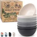 Grow Forward Premium Wheat Straw Bowls Set of 8 by GrowForward