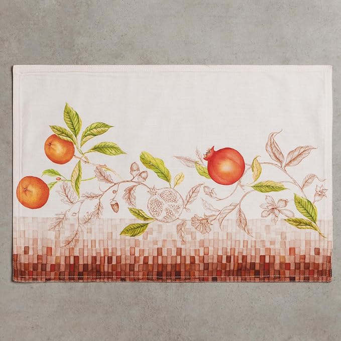 Maison d' Hermine Placemats Set of 4 Reusable 100% Cotton | Cloth Place Mats - Image 8