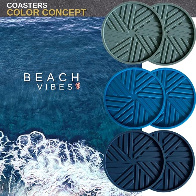 Silicone Coasters Set of 6 - Image 9