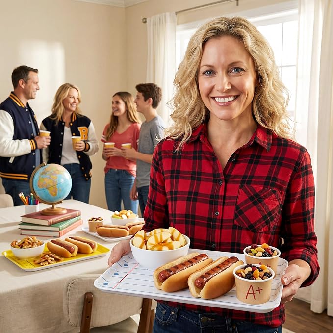 4 Pieces Back to School Serving Trays - Image 5