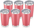 20oz Tumbler Bulk with Lid Stainless Steel Tumblers, 6 Pack | Leak Proof Lid by Unknown