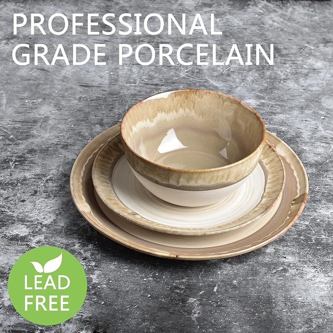 Stoneware Soup Bowl Set of 4, 26 Oz, Cereal Bowl - Image 3