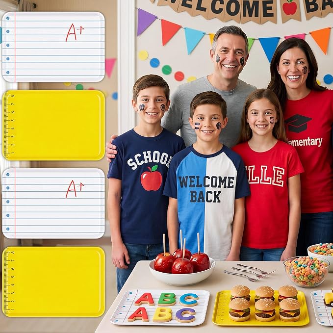 4 Pieces Back to School Serving Trays - Image 7