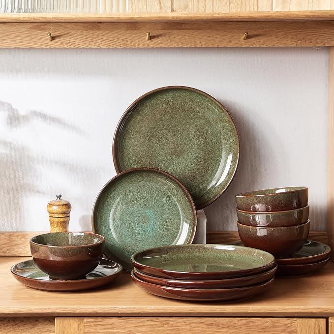 32 Piece Double Bowl Dinnerware Sets - Image 4