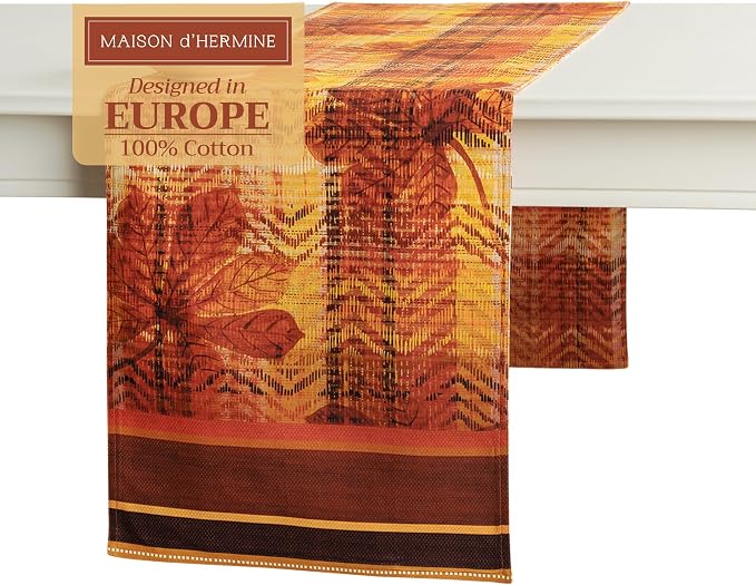 Maison d' Hermine Table Runner 100% Cotton 14.50" x 72" | Table Runners 72 by MaisondHermine