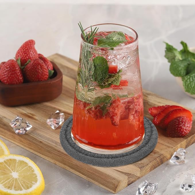 uxcell 8 Pcs Drink Coasters - Image 7