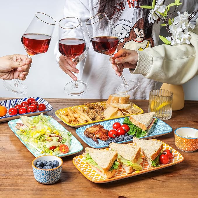 Selamica Ceramic Serving Platters, 12 Inch Serving Trays - Image 5