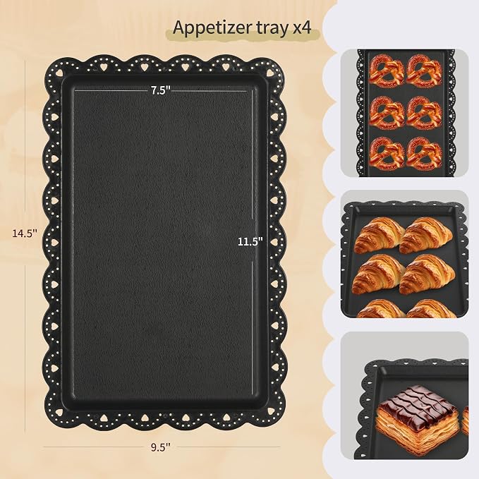 Pack of 11 NWK Cake Stand Set of Cupcake Stand, Tray & Table Cloth | Includes 3 - Image 4