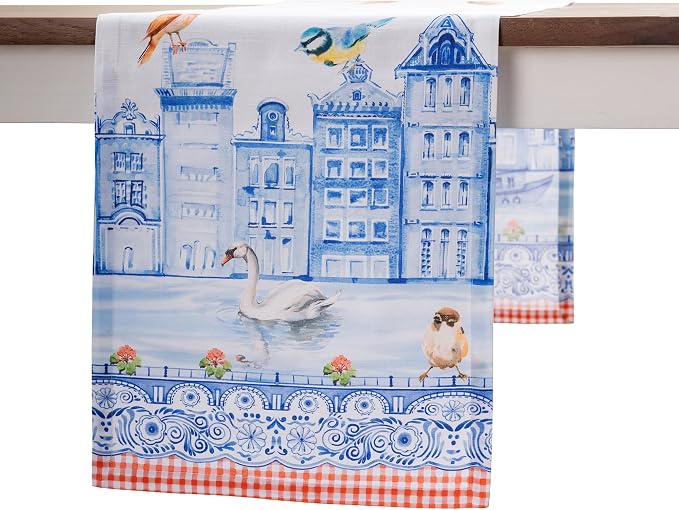 Maison d' Hermine Table Runner 100% Cotton 14.50" x 72" | Table Runners 72 by MaisondHermine