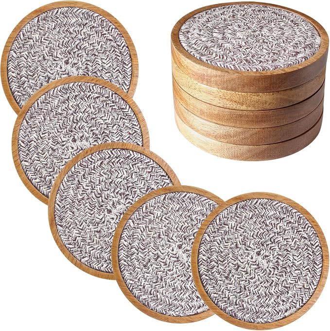 Eykao 5 Pack Absorbent Coasters by Eykao