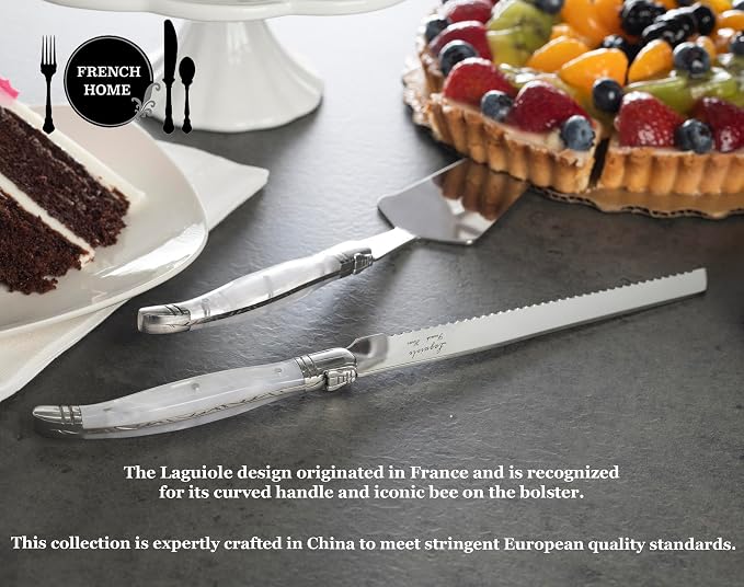 Laguiole Connoisseur Faux Ivory Salad Servers, 2 Piece Set - Image 5