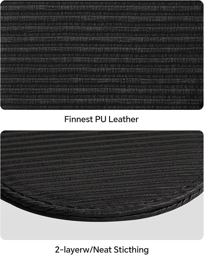 Leather Coasters Set of 6 with Holder, Tabletop Protection, Coffee Table & Bar - Image 7