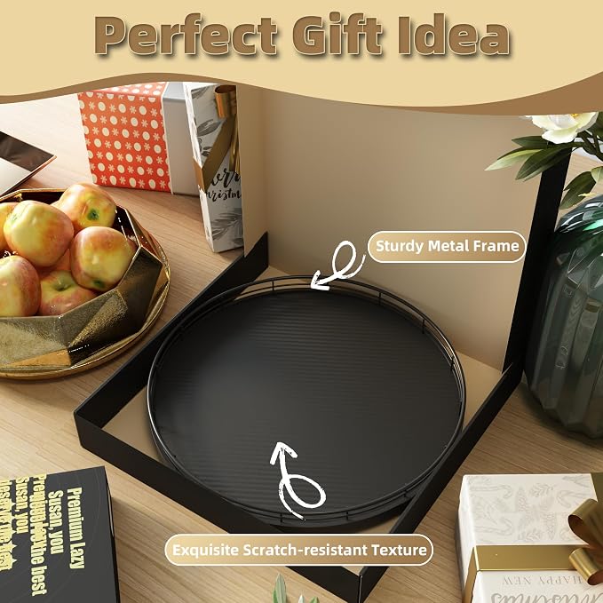 13" Lazy Susan Turntable Organizer - Image 7