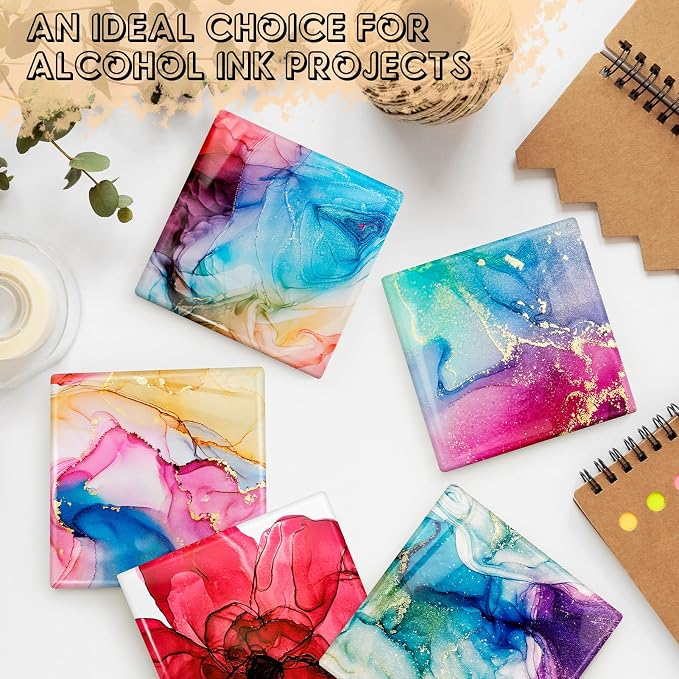 36 PCS Sublimation Coasters Glossy Glazed Ceramic Tiles - Image 5