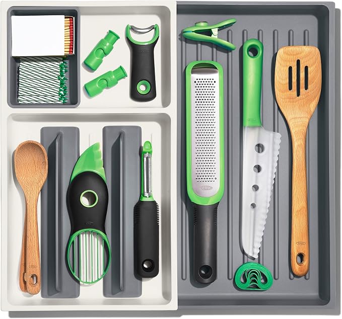 OXO Good Grips Drawer, Large Expandable Kitchen Tool Organizer - Image 2
