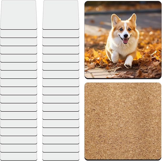 36 Pcs Sublimation Square Coaster Blanks Bulk by Unknown
