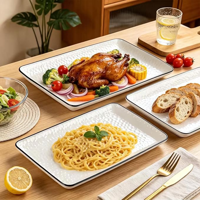 Serving Platters, 16/14.3/13.1Inches Large Serving Dishes - Image 2